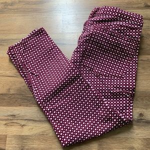 JCrew geometric print jeans